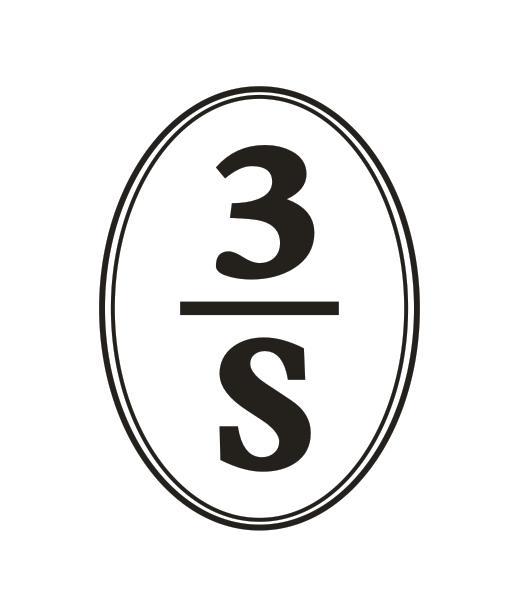 3 S